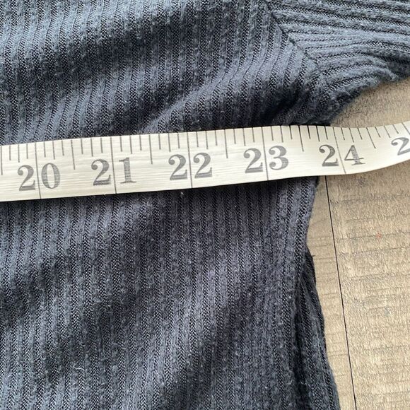 Intimately Free People Cardigan Size XS Ribbed Slouchy Oversized Black Sweater - Picture 14 of 16